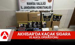 Akhisar’da Kaçak Sigara ve Alkol Operasyonu