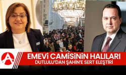 Emevi Camisi'nin halıları tartışma yarattı! Dutlulu'dan Şahin'e sert eleştiri