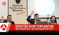 Yılın son toplantısında Çin Mahallesi detayı!