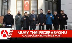 Muaythai Federasyonu’ndan Manisa Gazeteciler Cemiyeti’ne Ziyaret