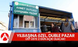 Akhisar'da Yılbaşı Pazarı: Çarşamba Pazarı İki Gün Açık Olacak