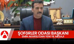 Akhisar Şoförler Odası Başkanı Emin Akarsu’dan Yeni Yıl Mesajı