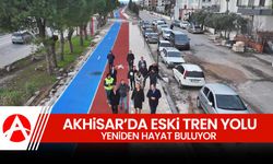 Akhisar’da Eski Tren Yolu Alanı Yeniden Hayat Buluyor