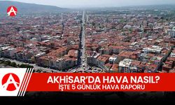 Akhisar'da 5 Günlük Hava Tahmini