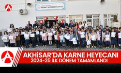 Akhisar’da Karne Heyecanı: 2024-2025 Eğitim Yılı İlk Dönemi Tamamlandı