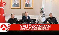 Vali Özkan, Manisa’da Aralık Ayı Güvenlik Değerlendirmesini Yaptı