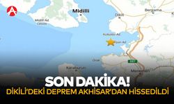 İzmir Dikili'de 4.0 Büyüklüğünde Deprem! Akhisar'da da Hissedildi