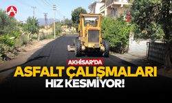 Akhisar’da Asfalt Çalışmaları Hız Kesmiyor