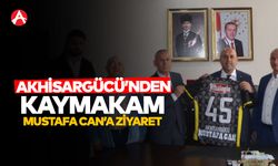 Akhisargücü Spor Kulübü’nden Kaymakam Mustafa Can’a Nezaket Ziyareti