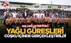 566. Akhisar Çağlak Yağlı Güreşleri Coşku İçinde Gerçekleştirildi