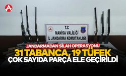 Silah Operasyonu: 31 Tabanca, 19 Tüfek ve Çok Sayıda Parça Ele Geçirildi