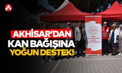 “Manisa Sana Kanım Feda” Kampanyasına Akhisar’dan Yoğun Destek
