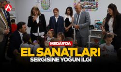 Akhisar Medar’da El Sanatları Sergisine Yoğun İlgi