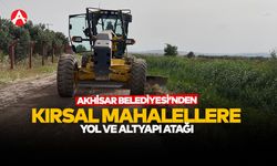 Akhisar Belediyesi Kırsal Mahallelerde Çalışmalarını Sürdürüyor