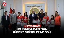 Akhisar Kaymakamı Mustafa Can’dan Türkiye Birincilerine Ödül