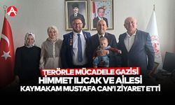 Gazi Himmet Ilıcak’tan Kaymakam Mustafa Can’a Anlamlı Ziyaret