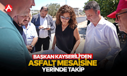 Başkan Kayserili’den Asfalt Mesaisine Yerinde Takip