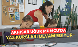Akhisar Uğur Mumcu Kültür ve Sanat Merkezi Yaz Kurslarıyla Hareketlendi