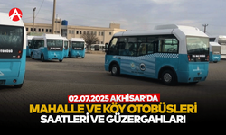 Akhisar Mahalle Köy Otobüs Saatleri 02.07.2025