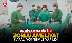 Akhisar'da Bir İlk: Kalın Bağırsak Kanseri Ameliyatı Kapalı Yöntemle Başarıyla Yapıldı