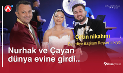 Nurhak ve Çayan dünya evine girdi