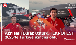 Akhisarlı Burak Öztürk, TEKNOFEST 2025’te Türkiye ikincisi oldu