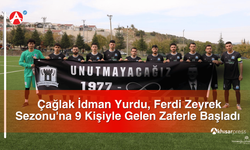 Çağlak İdman Yurdu, Ferdi Zeyrek Sezonu'na 9 Kişiyle Gelen Zaferle Başladı