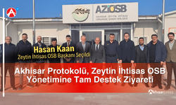 Akhisar Zeytin İhtisas OSB'nin yeni başkanı Hasan Kaan oldu