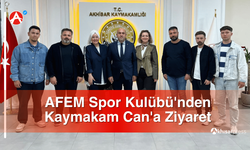 AFEM Spor Kulübü'nden Kaymakam Can'a Ziyaret