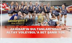 Akhisar'ın Sultanları’ndan Altay Voleybol’a Set Şansı Yok