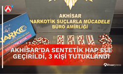 371 Adet Sentetik Ecza Hap Ele Geçirildi, 3 Kişi Tutuklandı