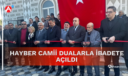 Hayber Camii Dualarla İbadete Açıldı