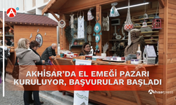Akhisar'da El Emeği Pazarı Kuruluyor, Başvurular Başladı
