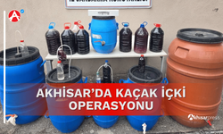 Akhisar’da Kaçak İçki Operasyonu