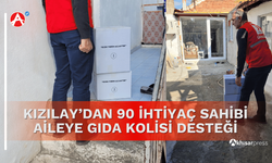Kızılay Akhisar Şubesi’nden 90 İhtiyaç Sahibi Aileye Gıda Kolisi Desteği