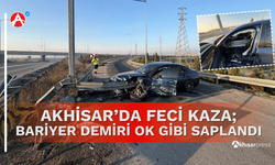 Akhisar Çevreyolunda Feci Kaza: Sürücü Ağır Yaralandı
