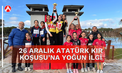 26 Aralık Atatürk Kır Koşusu’na Yoğun İlgi