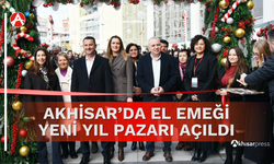 Akhisar’da El Emeği Yeni Yıl Pazarı Açıldı
