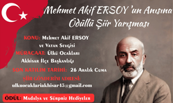 Mehmet Akif Ersoy Anısına Ödüllü Şiir Yarışması Düzenleniyor