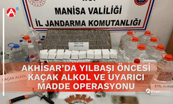 Akhisar’da Yılbaşı Öncesi Kaçak Alkol ve Uyarıcı Madde Operasyonu
