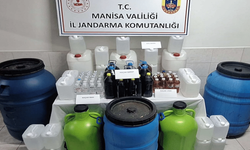 Akhisar’da kaçak alkol operasyonu: Litrelerce sahte içki ele geçirildi