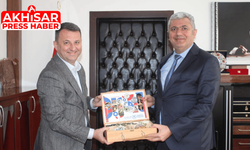 Akhisar Belediye Başkanı Kayserili’den Kaymakam Kütük’e Ziyaret