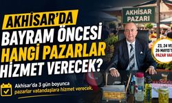 Akhisar’da Bayram Öncesi Pazarlar Hizmet Verecek