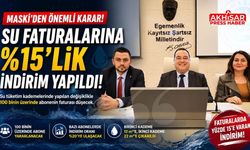 MASKİ’den Su Faturalarına İndirim Kararı