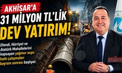 Akhisar’da 31 Milyonluk Yağmur Suyu Hattı Çalışması Başlıyor