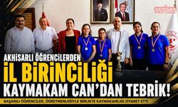 Akhisarlı Öğrencilerden İl Birinciliği, Kaymakam Can’dan Tebrik