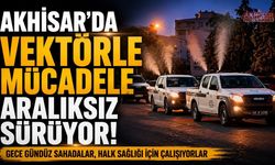 Akhisar'da vektörle mücadeleyi aralıksız sürdürüyor