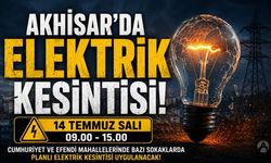 Akhisar'da Salı Günü Planlı Elektrik Kesintisi