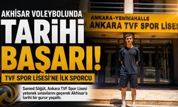Akhisar Voleybolunda Tarihi Başarı! TVF Spor Lisesi'ne İlk Sporcu