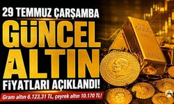 29 Temmuz Çarşamba Güncel Altın Fiyatları